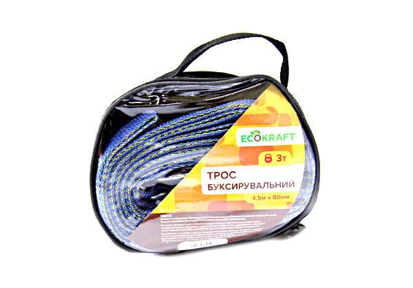 Буксировочный трос 3 тонны EcoKraft (206В-4) Київ - изображение 1