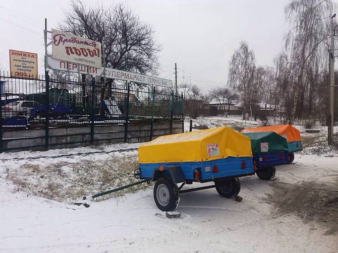 прицеп Лев 1.3*1.6 с гарантией , в розстрочку, 0% на базе Зеленьки Мироновка - изображение 1