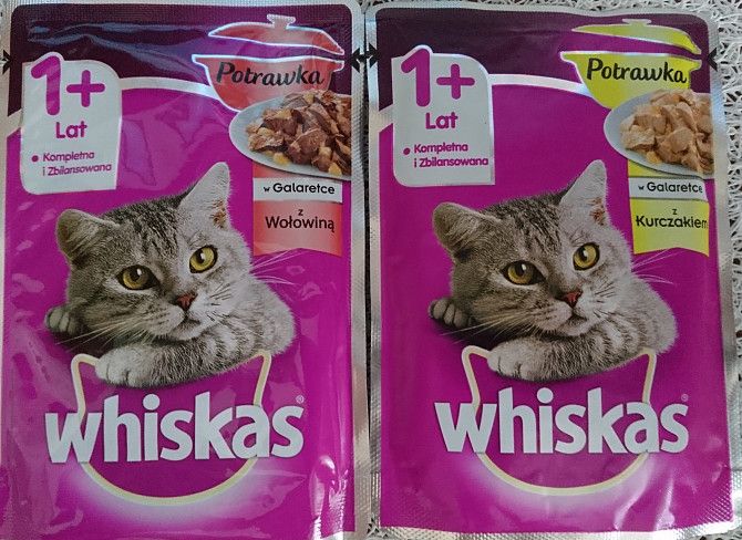Whiskas з куркою / яловичиною в желе 85 гр. Львов - изображение 1