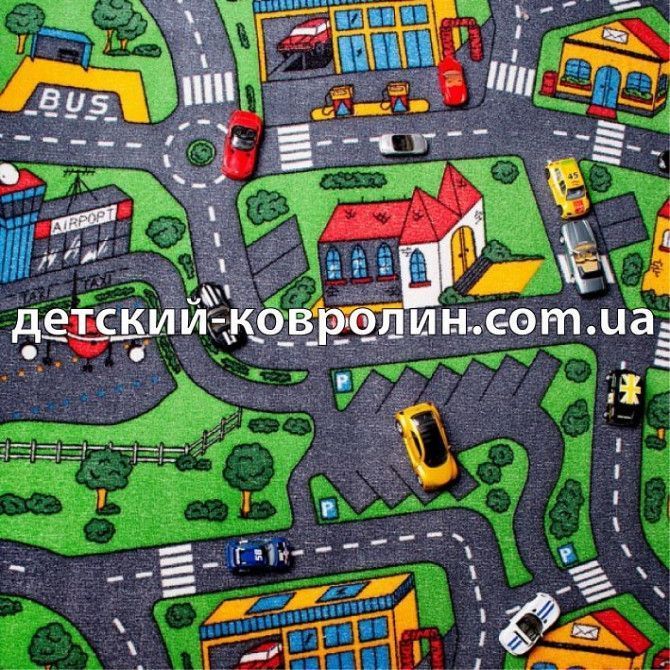 Детский ковролин. Ковры детские. Коллекция City Life Днепр - изображение 1