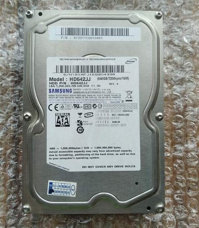 Жесткий диск Samsung 640GB 3.5 Київ - изображение 1