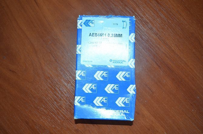 Вкладыши шатунные AE AEB4601 +0.25 Новомосковск - изображение 1