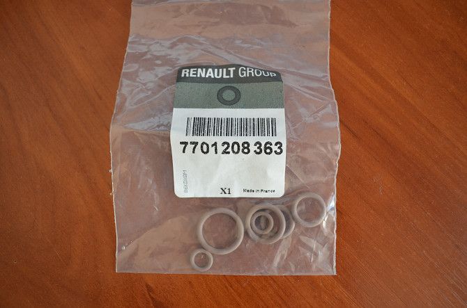 Кольца системы кондиционирования RENAULT 77 01 208 363 Новомосковск - изображение 1
