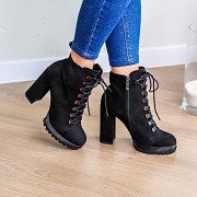 Ботильоны женские Fashion Aramis 3251 37 размер 24 см Черный Киев
