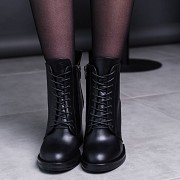 Ботильоны женские Fashion Dusen 3444 40 размер 25,5 см Черный Киев