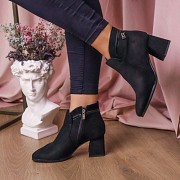 Ботильоны женские Fashion Jet 2297 39 размер 25 см Черный Киев