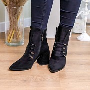Ботильоны женские Fashion Sirius 3246 35 размер 23 см Черный Киев