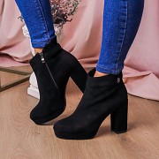 Ботильоны женские Fashion Smooches 2408 37 размер 24 см Черный Киев