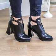 Ботильоны женские Fashion Storm 3237 39 размер 25 см Черный Киев
