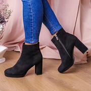 Ботильоны женские Fashion Trapper 2410 37 размер 24 см Черный Киев