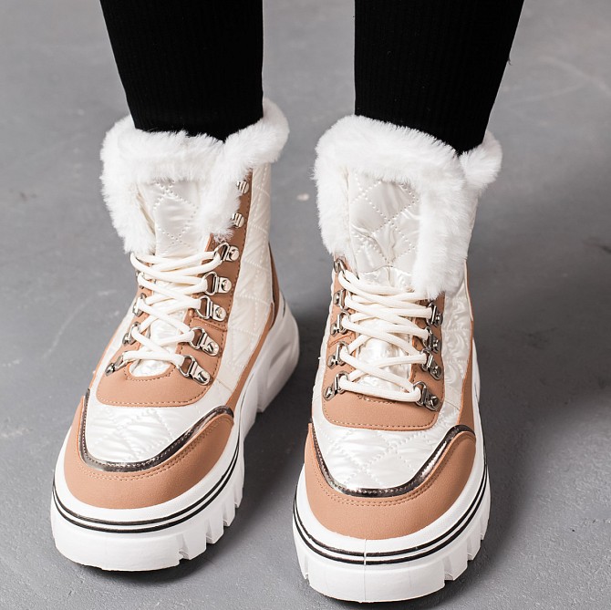 Ботинки женские Fashion Bailey 3384 39 размер 24,5 см Бежевый Киев - изображение 1