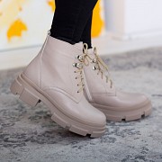 Ботинки женские Fashion Boscoe 2600 39 размер 25 см Бежевый Киев
