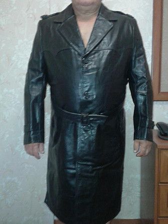 Плащ мужской кожаный. Київ - изображение 1