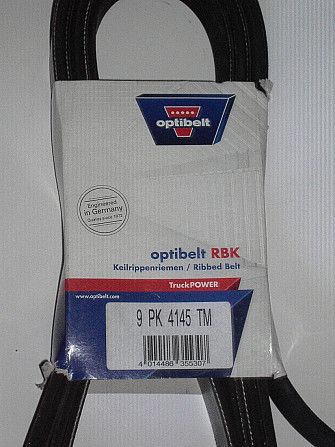 Автомобильный ремень поликлиновой 9PK 4145 Optibelt Германия Київ - изображение 1
