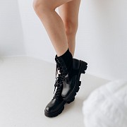 Ботинки женские Fashion Catchy 3299 37 размер 24 см Черный Киев