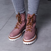 Ботинки женские Fashion Chrisley 3461 36 размер 23,5 см Бежевый Киев