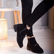 Ботинки женские Fashion Daffie 2649 39 размер 24,5 см Черный Киев