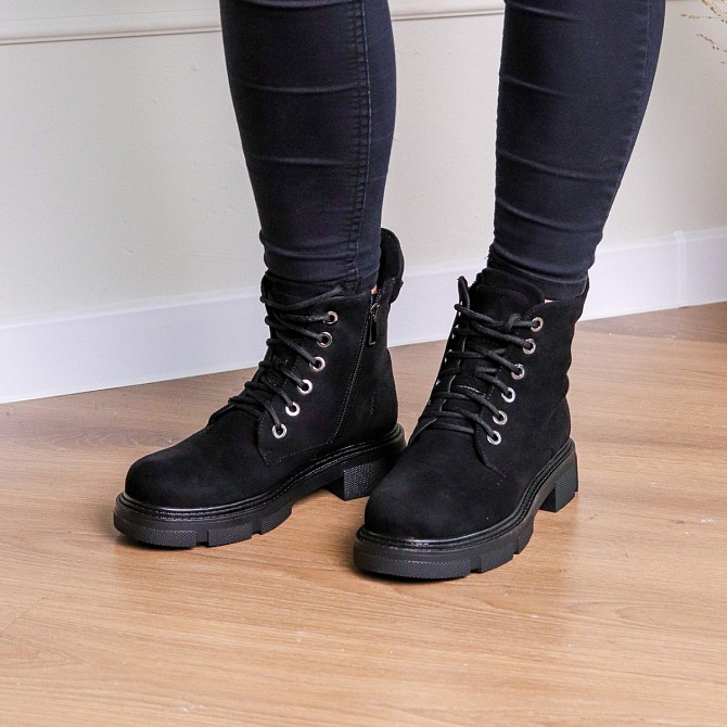 Ботинки женские Fashion Duncan 3283 39 размер 25 см Черный Киев - изображение 1