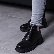 Ботинки женские Fashion Gallo 3440 40 размер 25,5 см Черный Киев