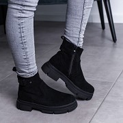 Ботинки женские Fashion Gunpowder 3455 39 размер 25 см Черный Киев