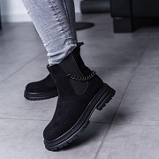 Ботинки женские Fashion Gunpowder 3459 39 размер 24,5 см Черный Киев