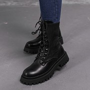 Ботинки женские Fashion Horseshoe 3368 39 размер 25 см Черный Киев