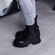 Ботинки женские Fashion Leith 3463 37 размер 24 см Черный Киев