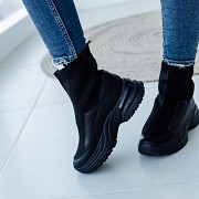Ботинки женские Fashion Maple 3319 38 размер 24,5 см Черный Киев