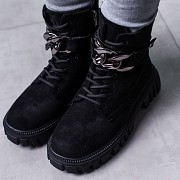 Ботинки женские Fashion Poppy 3469 36 размер 23,5 см Черный Киев