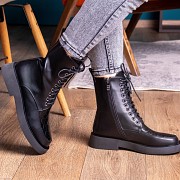 Ботинки женские Fashion Tootsie 2409 36 размер 23,5 см Черный Киев