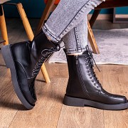 Ботинки женские Fashion Tootsie 2409 39 размер 25 см Черный Киев