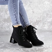 Ботинки женские Fashion Tootsie 2420 38 размер 24,5 см Черный Киев