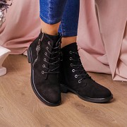Ботинки женские Fashion Willow 2444 39 размер 25 см Черный Киев