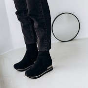 Ботинки женские Fashion Windy 3301 37 размер 24 см Черный Киев