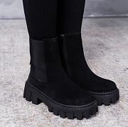 Ботинки женские зимние Fashion Arwen 3393 39 размер 25 см Черный Киев