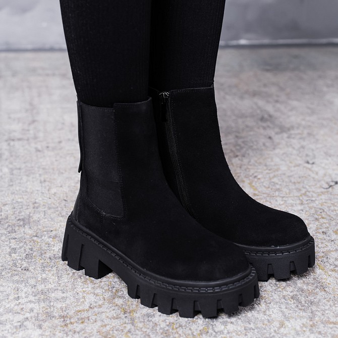 Ботинки женские зимние Fashion Arwen 3393 39 размер 25 см Черный Киев - изображение 1