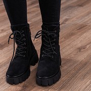 Ботинки женские зимние Fashion Beau 3338 37 размер 24 см Черный Киев