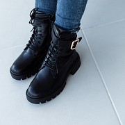Ботинки женские зимние Fashion Blaze 3331 37 размер 24 см Черный Киев