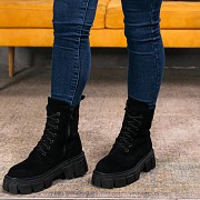 Ботинки женские зимние Fashion Bronco 3370 38 размер 24,5 см Черный Киев