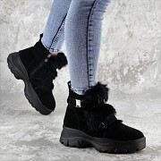 Ботинки женские зимние Fashion Cullen 2241 36 размер 23,5 см Черный Киев