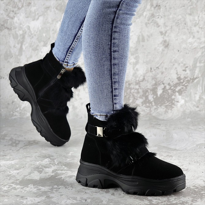 Ботинки женские зимние Fashion Cullen 2241 36 размер 23,5 см Черный Киев - изображение 1