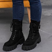 Ботинки женские зимние Fashion Franklin 3372 37 размер 24 см Черный Киев