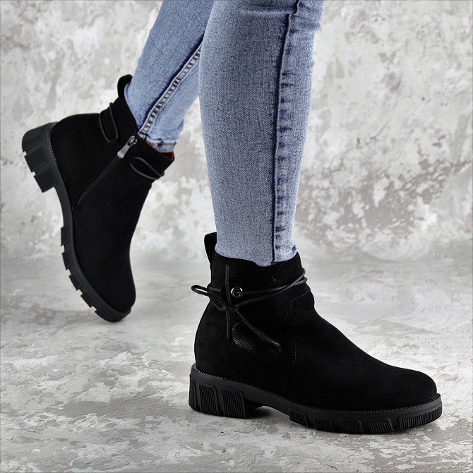 Ботинки женские зимние Fashion Kuvic 2314 36 размер 23,5 см Черный Киев - изображение 1