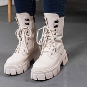 Ботинки женские зимние Fashion Steeltoe 3382 38 размер 24,5 см Бежевый Киев