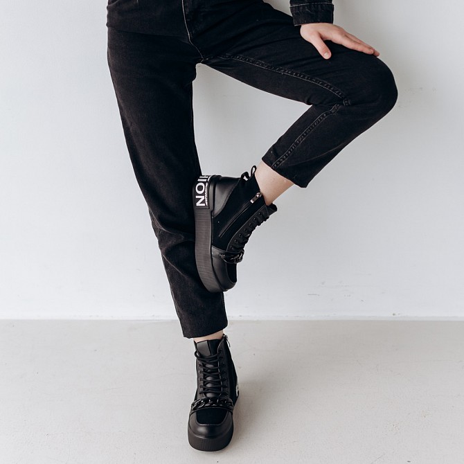 Ботинки женские зимние Fashion Sugar 3307 38 размер 23,5 см Черный Киев - изображение 1