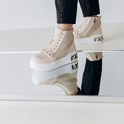 Ботинки женские зимние Fashion Sugar 3310 38 размер 23,5 см Бежевый Киев