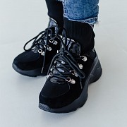 Ботинки женские зимние Fashion Zlata 3335 39 размер 25 см Черный Киев