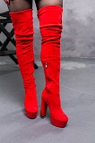 Ботфорты женские Fashion  3360 41 размер 26 см Красный Киев