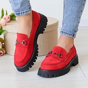 Броги женские Fashion Athena 3137 40 размер 25,5 см Красный Киев