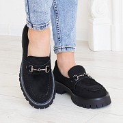 Броги женские Fashion Athena 3140 38 размер 24,5 см Черный Киев